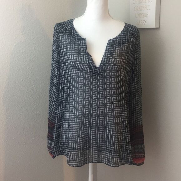 Sanctuary Sheer Long Sleeve Blouse - Picture 1 of 6